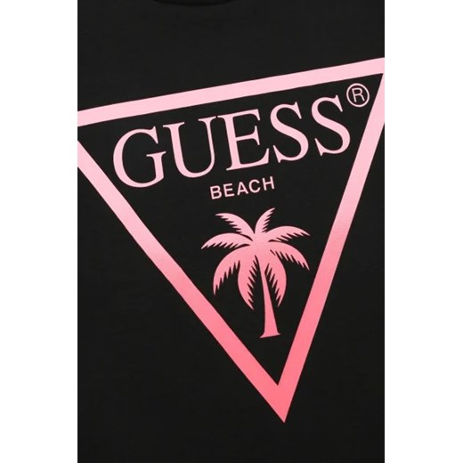 Guess t-shirt chłopięce czarny 