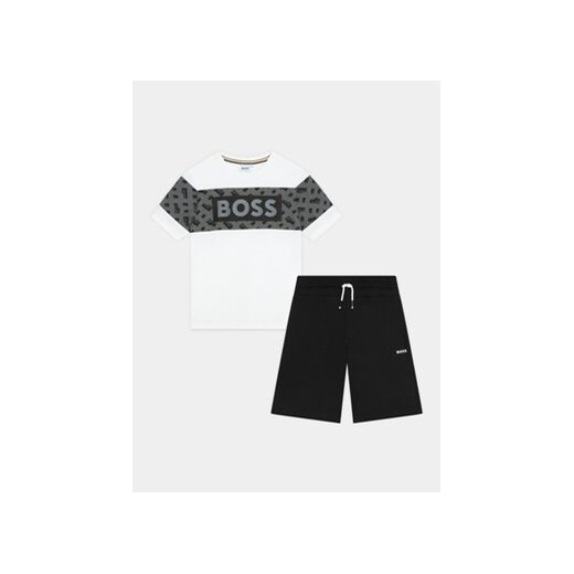 Boss Komplet t-shirt i spodenki J50746 S Kolorowy Regular Fit ze sklepu MODIVO w kategorii Komplety chłopięce - zdjęcie 172196320