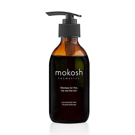 Mokosh szampon do włosów cienkich, przetłuszczających się i pozbawionych objętości Figa &amp; Węgiel 200 ml ze sklepu ANSWEAR.com w kategorii Szampony do włosów - zdjęcie 172197534