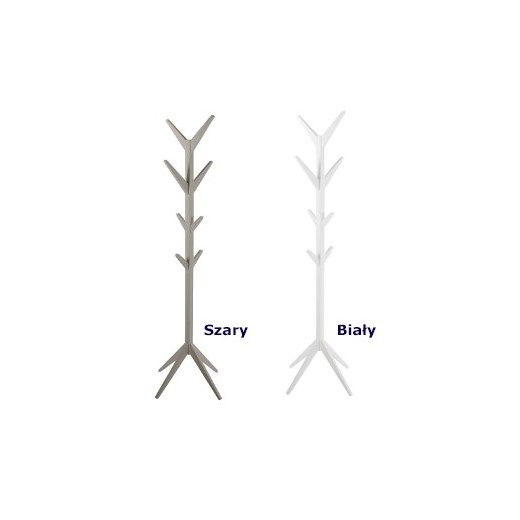 Skandynawski wieszak stojący Malami - biały Elior One Size Edinos.pl