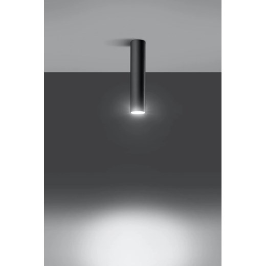 Nowoczesny plafon tuba E808-Lagor - czarny Lumes One Size Edinos.pl