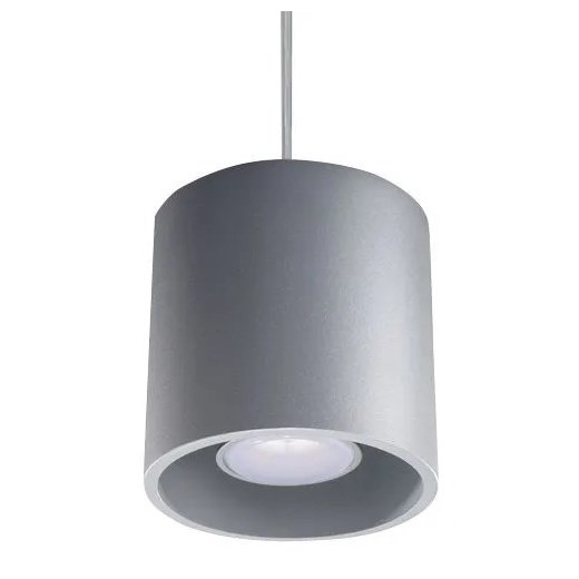 Nowoczesna lampa wisząca E815-Orbil - szary Lumes One Size Edinos.pl