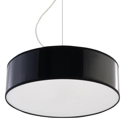 Okrągła lampa wisząca E817-Arens - czarny Lumes One Size Edinos.pl