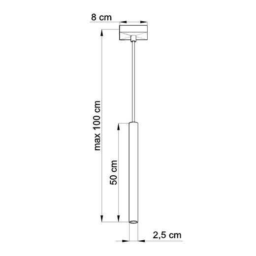 Pojedyncza lampa wisząca LED E852-Pastels - biały Lumes One Size Edinos.pl
