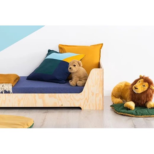 Drewniane łóżko dziecięce ze stelażem 16 rozmiarów - Filo 6X Elior One Size Edinos.pl