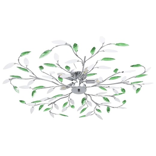 Zielona lampa sufitowa w kształcie liści - EX217-Solex Lumes One Size wyprzedaż Edinos.pl