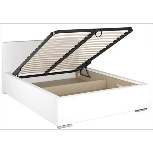 Tapicerowane łóżko z pojemnikiem 140x200 Elber 3X - 36 kolorów Elior One Size Edinos.pl