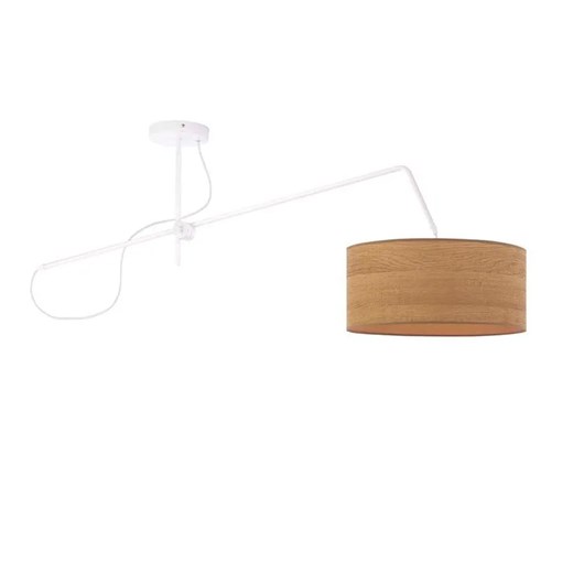 Okrągła lampa wisząca fornirowa loft B3-M53 ze sklepu Edinos.pl w kategorii Lampy wiszące - zdjęcie 172202160