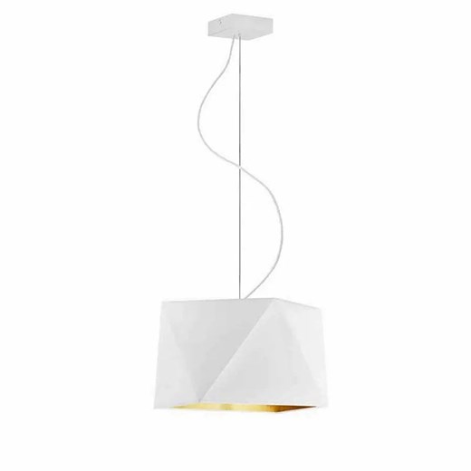 Lampa wisząca glamour z abażurem - EX310-Dalo - wybór kolorów Lumes One Size Edinos.pl
