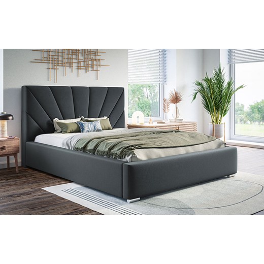 Pojedyncze łóżko tapicerowane 120x200 Rayon 3X - 36 kolorów Elior One Size Edinos.pl