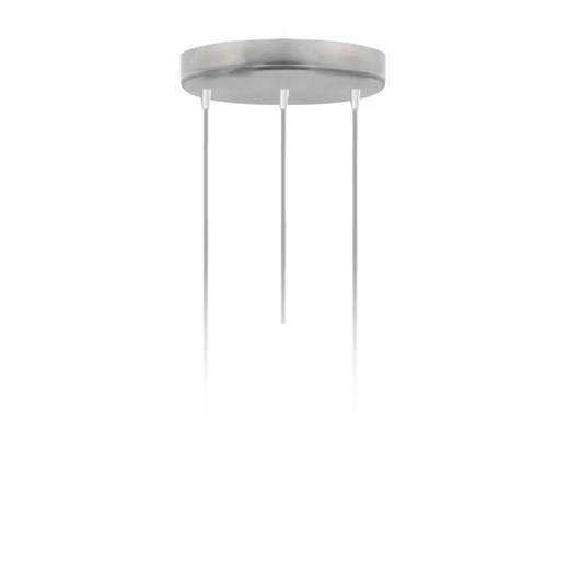 Lampa wisząca potrójna na srebrnym stelażu - EX449-Pueble - 5 kolorów Lumes One Size Edinos.pl