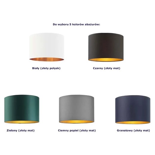 Lampa wisząca potrójna na srebrnym stelażu - EX449-Pueble - 5 kolorów Lumes One Size Edinos.pl