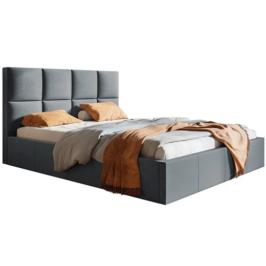 Małżeńskie łóżko ze stelażem 160x200 Nikos 2X - 36 kolorów Elior One Size Edinos.pl
