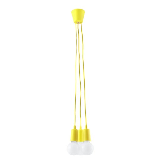 Żółta industrialna lampa wisząca zwisy - EX542-Diegi Lumes One Size Edinos.pl