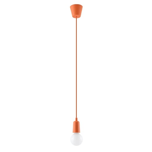 Pomarańczowa lampa wisząca industrialna - 3X EX541 D6-M02 ze sklepu Edinos.pl w kategorii Lampy wiszące - zdjęcie 172203624