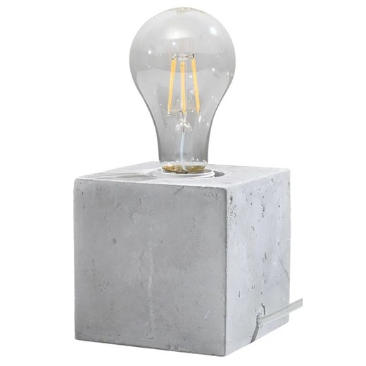 Industrialna lampka biurkowa z betonu - EX588-Abes ze sklepu Edinos.pl w kategorii Lampy stołowe - zdjęcie 172203902