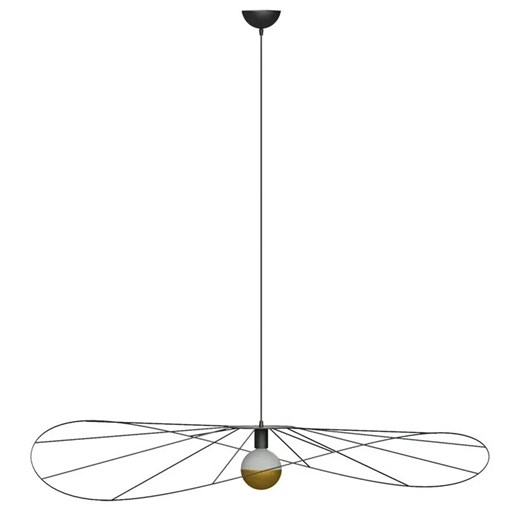 Czarna industrialna lampa wisząca druciana 140 cm Z9-G36 ze sklepu Edinos.pl w kategorii Lampy wiszące - zdjęcie 172204004