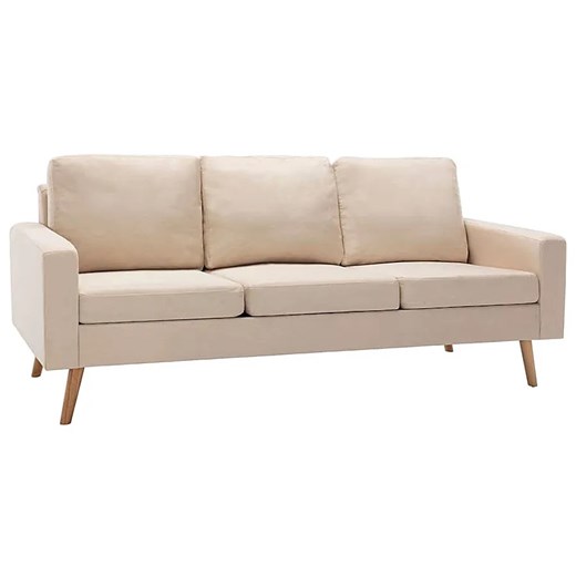 3-osobowa kremowa sofa - Muria 3Q ze sklepu Edinos.pl w kategorii Sofy i kanapy - zdjęcie 172204081
