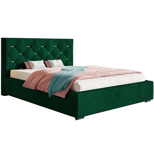 Dwuosobowe łóżko tapicerowane 180x200 Abello 2X - 36 kolorów Elior One Size Edinos.pl