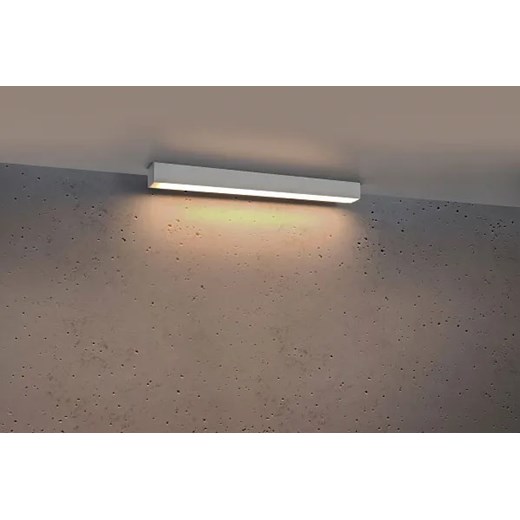 Biały liniowy plafon z modułem LED 3000 K - EX625-Pini Lumes One Size Edinos.pl