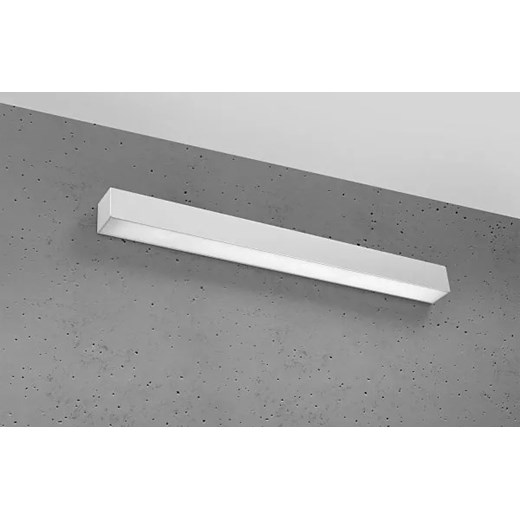 Srebrny liniowy kinkiet z modułem LED 3000 K - EX631-Pini Lumes One Size Edinos.pl