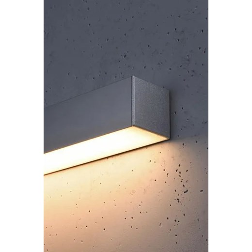 Srebrny liniowy kinkiet LED 3000 K - EX635-Pini Lumes One Size Edinos.pl