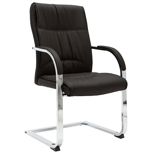 Czarny ergonomiczny fotel konferencyjny - Lauris 2X ze sklepu Edinos.pl w kategorii Fotele - zdjęcie 172204420