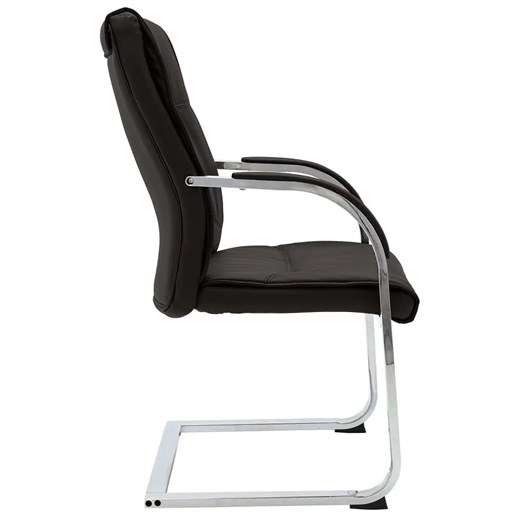 Czarny ergonomiczny fotel konferencyjny - Lauris 2X Elior One Size Edinos.pl