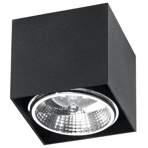 Czarny kwadratowy plafon LED kostka - 6X EX656 G9-B56 ze sklepu Edinos.pl w kategorii Lampy sufitowe - zdjęcie 172204493