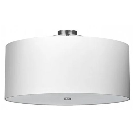 Biały nowoczesny okrągły plafon 60 cm - EX676-Otti ze sklepu Edinos.pl w kategorii Lampy sufitowe - zdjęcie 172204502