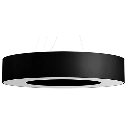Czarny okrągły nowatorski żyrandol - EX696-Saturni ze sklepu Edinos.pl w kategorii Lampy wiszące - zdjęcie 172204621