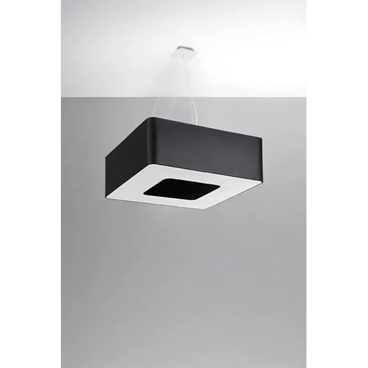 Czarny designerski żyrandol kwadrat - EX703-Urani Lumes One Size Edinos.pl