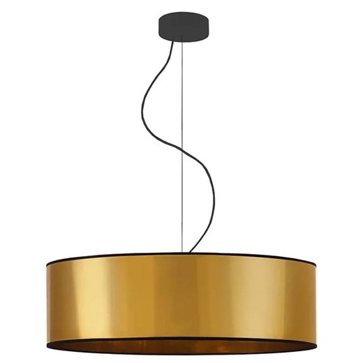 Złoty okrągły żyrandol w stylu glamour 60 cm - EX856-Hajfun ze sklepu Edinos.pl w kategorii Lampy wiszące - zdjęcie 172204851