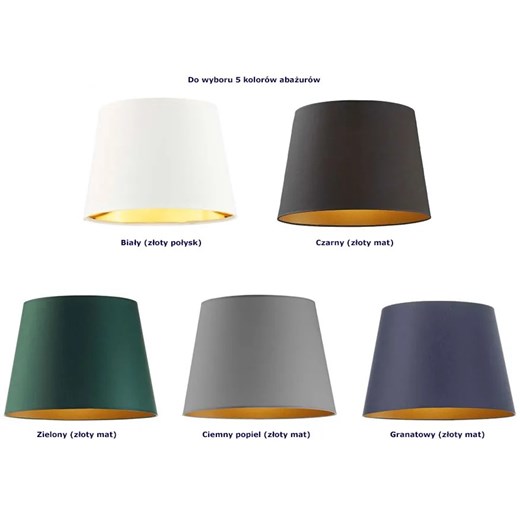 Żyrandol do kuchni na czarnym stelażu - EX881-Sarex - 5 kolorów Lumes One Size Edinos.pl