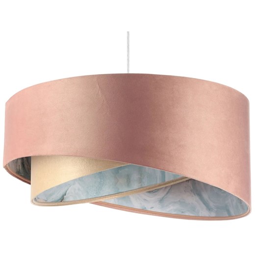 Kolorowa lampa wisząca welurowa z abażurem - EXX24-Mevas Lumes One Size Edinos.pl