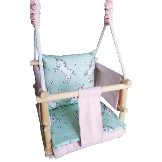 Drewniana huśtawka dla dzieci 5 wzorów - Sigma Elior One Size Edinos.pl