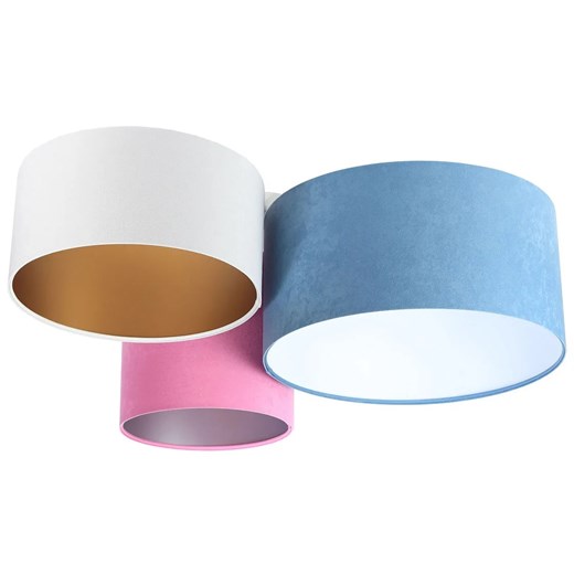 Kolorowa welurowa plafoniada - EXX63-Wosena Lumes One Size Edinos.pl