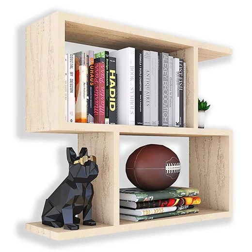 Minimalistyczna Półka Ścienna Dąb Sonoma H8-A85 ze sklepu Edinos.pl w kategorii Półki - zdjęcie 172206524