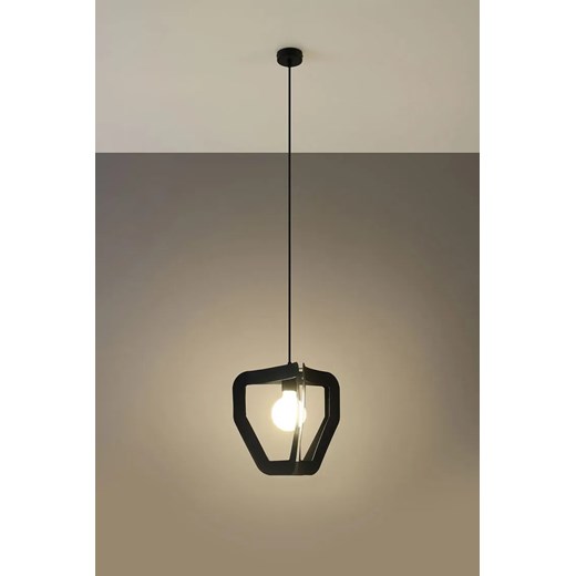 Czarna industrialna lampa wisząca - EXX234-Trevi Lumes One Size Edinos.pl