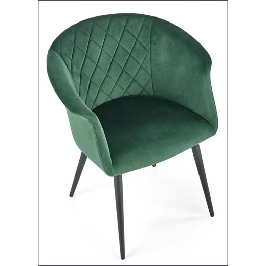 Zielone tapicerowane krzesło kubełkowe - Umbro Elior One Size okazja Edinos.pl