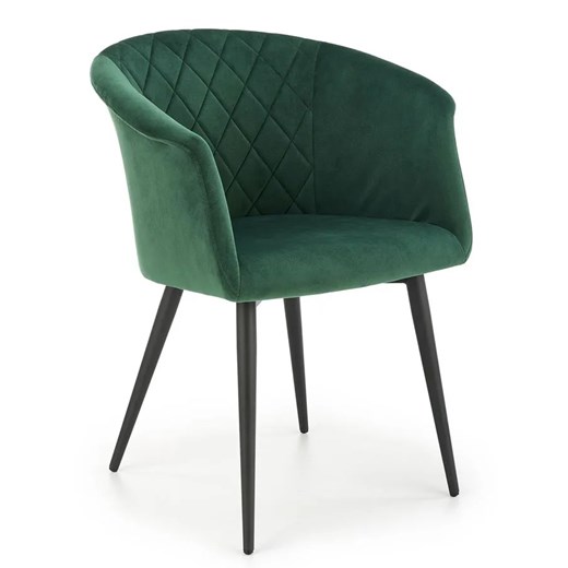 Zielone tapicerowane krzesło kubełkowe - Umbro Elior One Size wyprzedaż Edinos.pl
