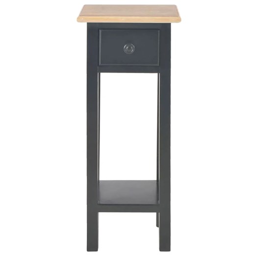 Czarny stolik boczny do salonu - Kroton Elior One Size Edinos.pl