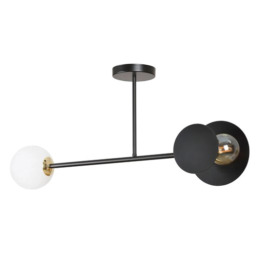 Czarna nowoczesna lampa sufitowa - D007 K1-B39 ze sklepu Edinos.pl w kategorii Lampy wiszące - zdjęcie 172208223