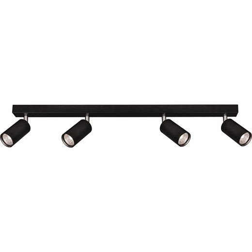 Czarna lampa sufitowa 4 reflektory - S157-Nordia Lumes One Size Edinos.pl okazyjna cena