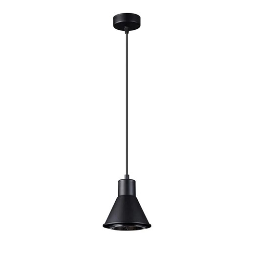 Czarna lampa wisząca loft stożek - S170 F3-L87 ze sklepu Edinos.pl w kategorii Lampy wiszące - zdjęcie 172208470