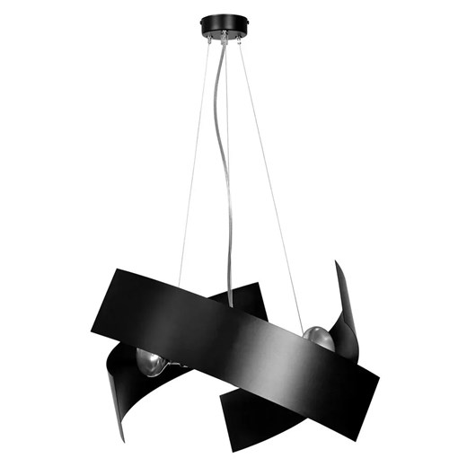 Czarna loftowa lampa wisząca z regulacją - D026-Harren ze sklepu Edinos.pl w kategorii Lampy wiszące - zdjęcie 172208481