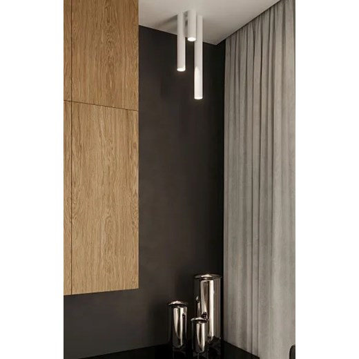 Biały minimalistyczny podłużny plafon - S244-Lagor Lumes One Size Edinos.pl
