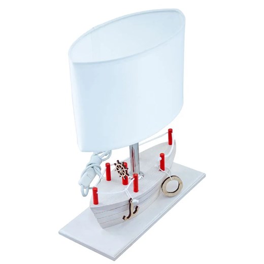 Bielona lampka nocna dla dzieci statek - S184-Mirva Lumes One Size Edinos.pl
