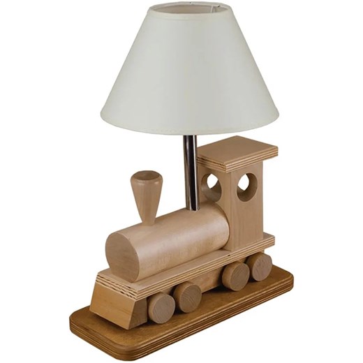 Drewniana lampka dziecięca lokomotywa - S189-Skarlet Lumes One Size Edinos.pl