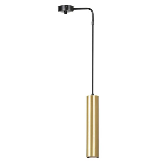Czarna nowoczesna lampa wisząca tuba - D061-Favis Lumes One Size Edinos.pl